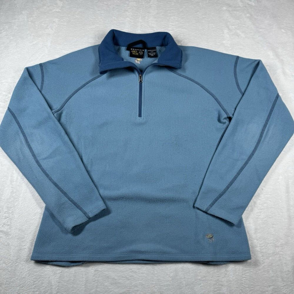 Mountain Hardwear 1/4 Zip Polyester Fleece Pullover Womens Medium Outdoor‎